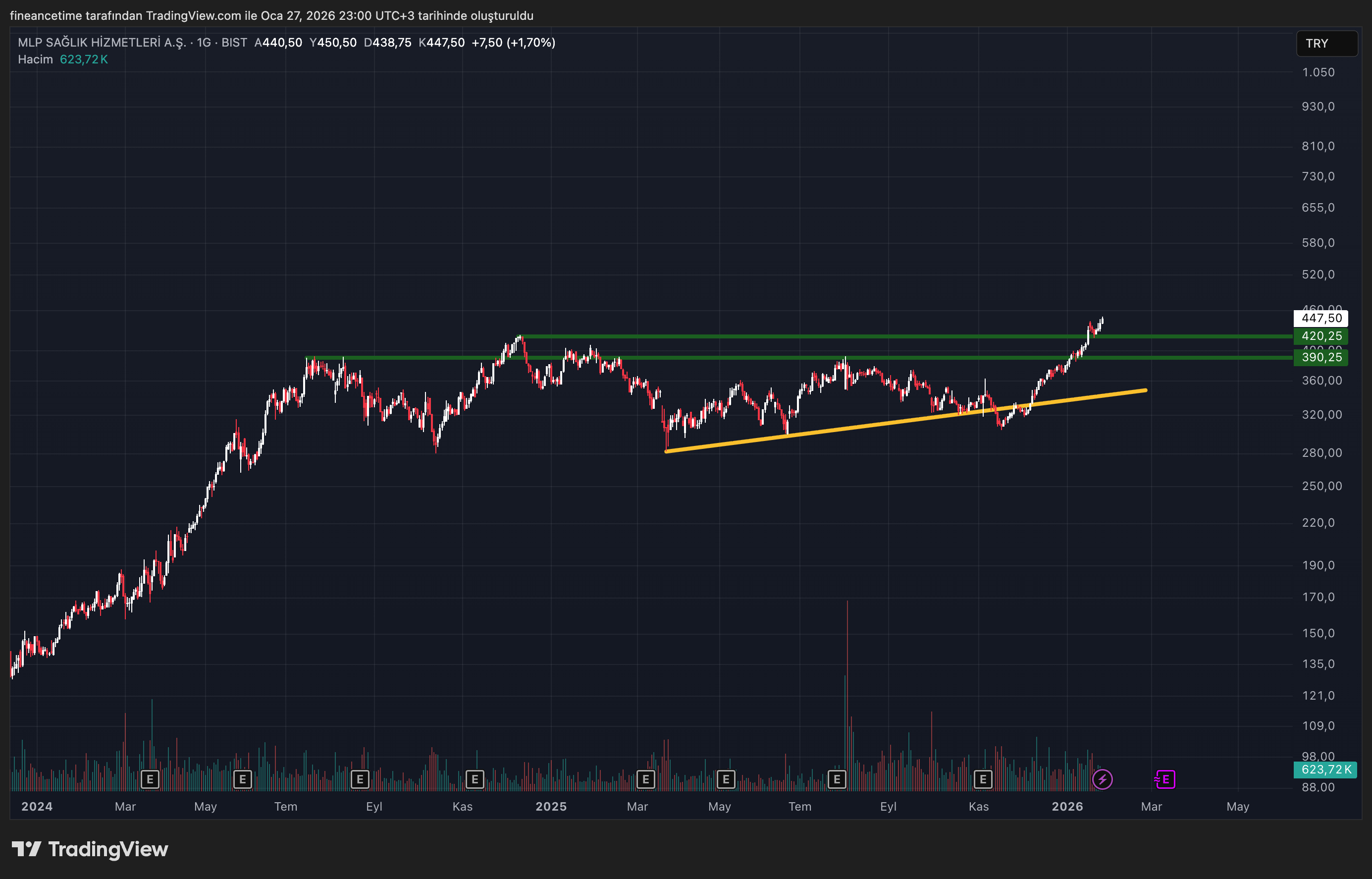 MLP SAĞLIK HİZMETLERİ Grafik