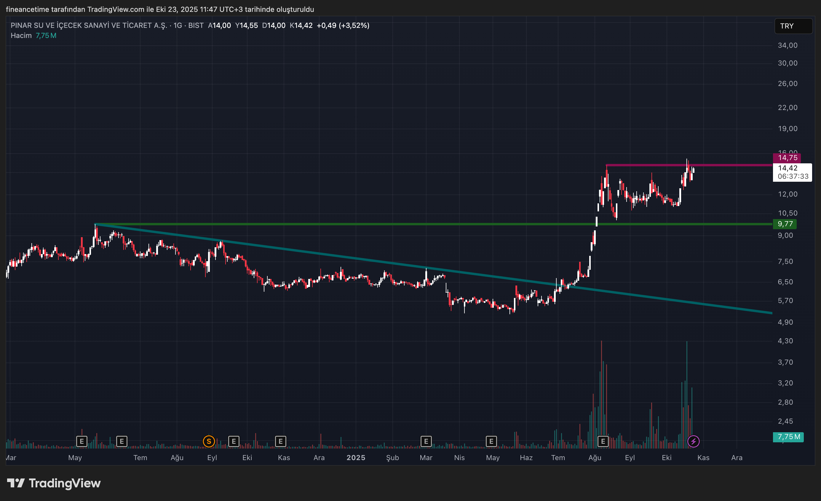 PINAR SU VE ICECEK Grafik
